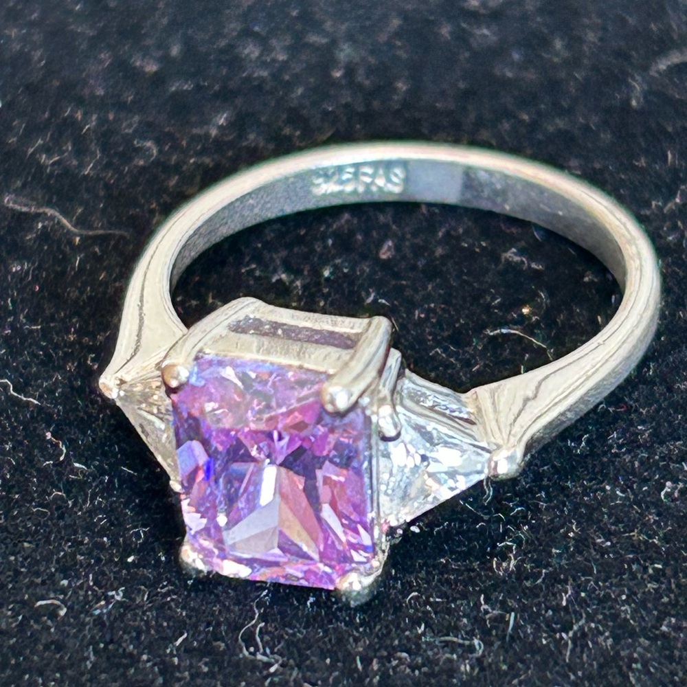 Purple stone ring - Picture 7 of 9
